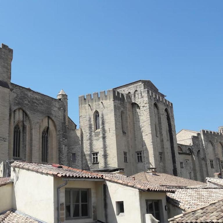 RÉNOVÉ, vue SUR Palais des Papes, terrasse et WIFI TROISIEME ETAGE - Apartment mit 1 Schlafzimmer - 1