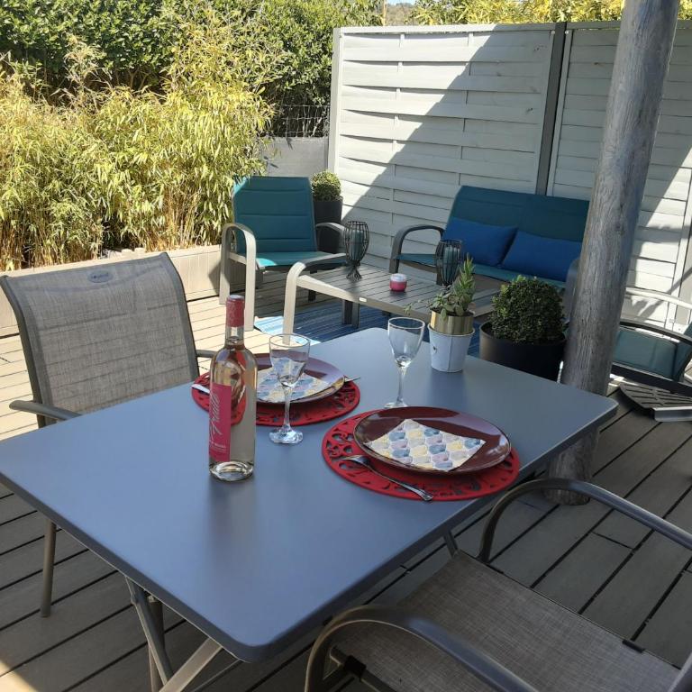 Bord Verdon T2 Maisonnette 35m2 Climatisation - Terrasse 25m2-classé 3étoiles - Casa con 1 Camera da Letto - 8