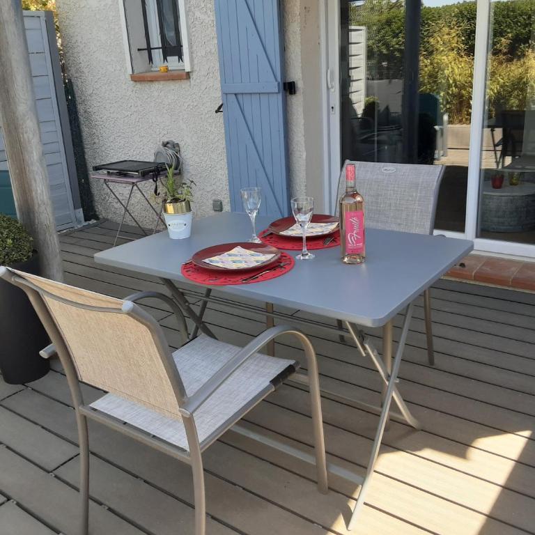 Bord Verdon T2 Maisonnette 35m2 Climatisation - Terrasse 25m2-classé 3étoiles - Casa con 1 Camera da Letto - 7