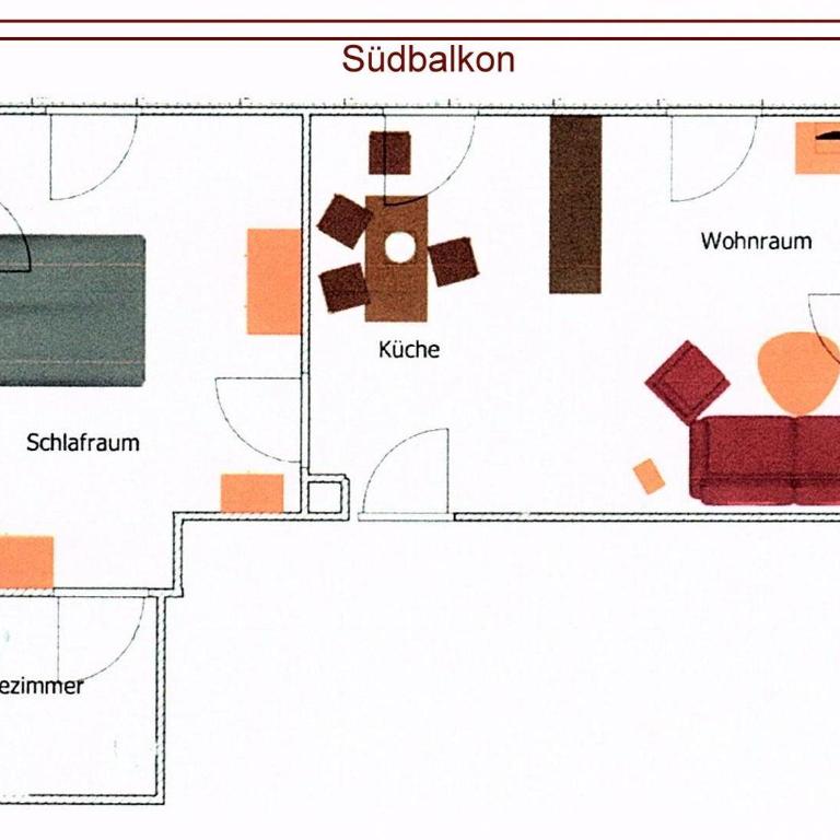 Gästehaus Eberhart - Apartment mit 1 Schlafzimmer - 8