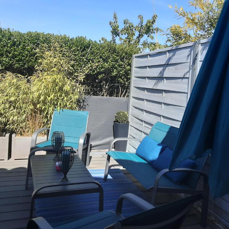 Bord Verdon T2 Maisonnette 35m2 Climatisation - Terrasse 25m2-classé 3étoiles - Casa con 1 Camera da Letto - 4