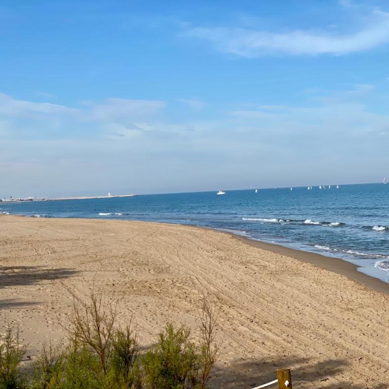Ático con terraza y vistas al mar - Playa tranquila - Oliva - Apartamento de 2 dormitorios - 3