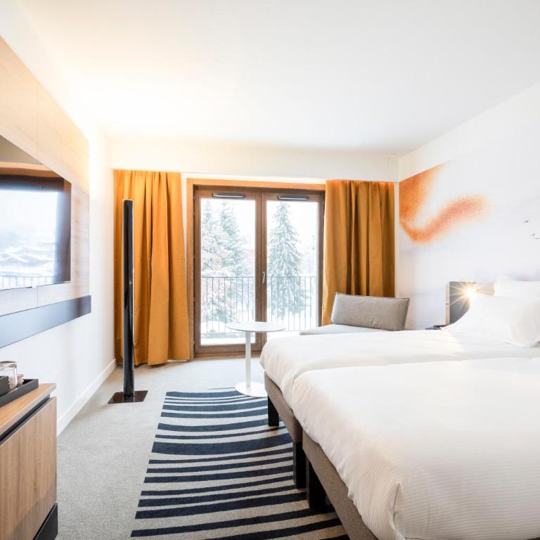 Novotel Megève Mont-Blanc - Chambre Lits Jumeaux Classique avec Canapé-Lit - 4