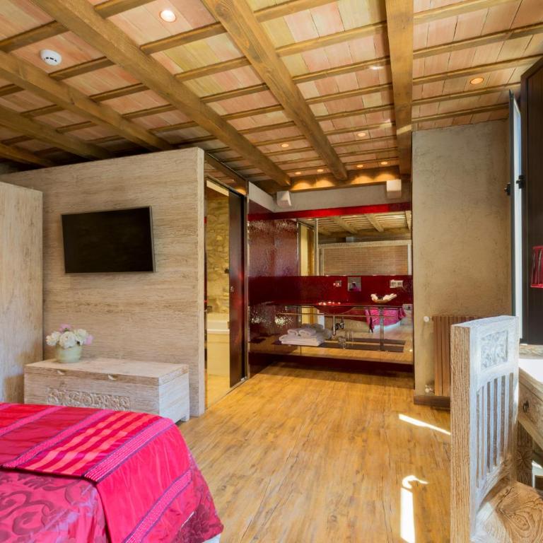 Hotel Històric - Habitación Doble Roja - 2