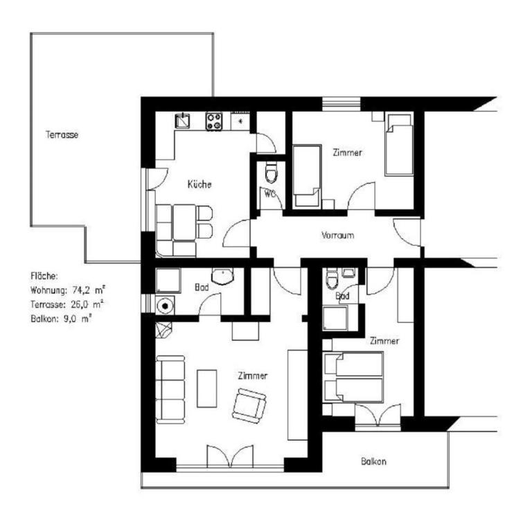 Haus Franz - Apartment mit Terrasse - 15