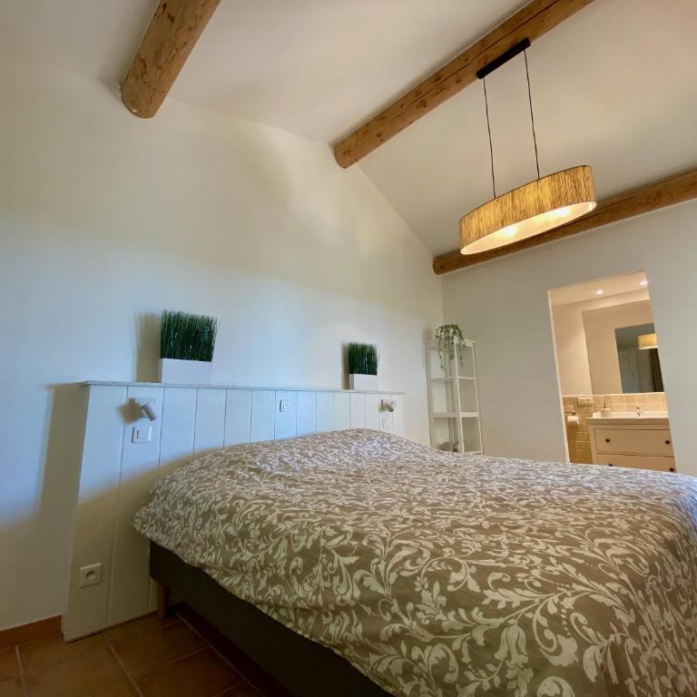 La Bastide au Ventoux - Chambre Double avec Patio - 4