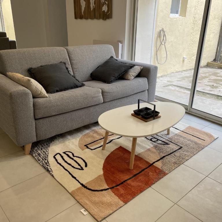 Appartement climatisé avec cour en centre ville - Appartement - 1
