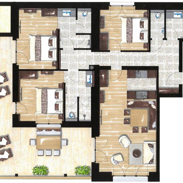 Mei.Berg premium view Appartements - Apartment mit 3 Schlafzimmern - 3
