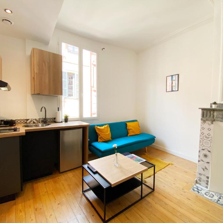 Hypercentre Toulouse 6 joli appartement climatisé et équipé - Appartamento con 1 Camera da Letto - 4