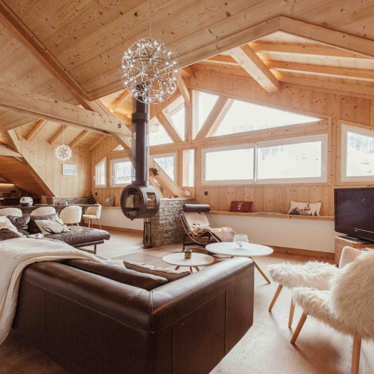Chalet Kabane, NEUF, pied des pistes et garage - Appartamento - 1