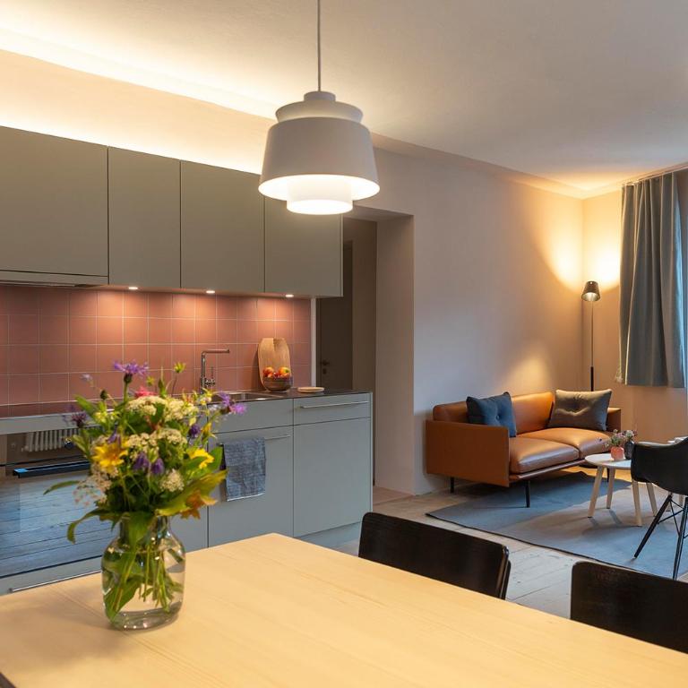 Chasa Fent, Sent Scuol im Engadin - Apartment mit 2 Schlafzimmern - 1