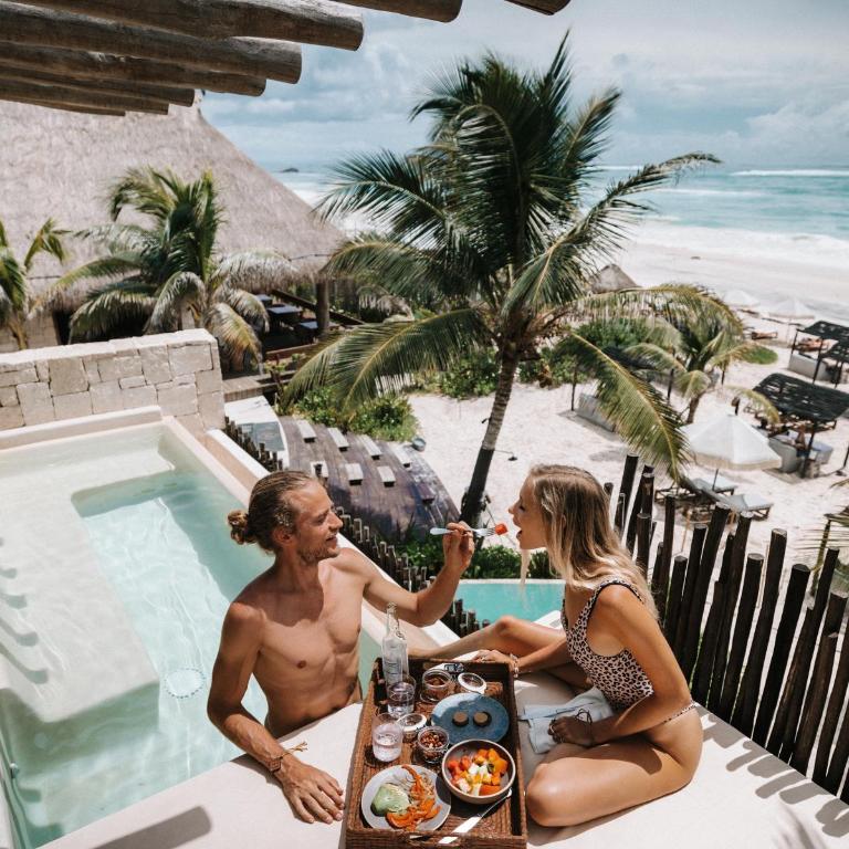 Hotel Ma'xanab Tulum - First floor Ocean front Suite - 3