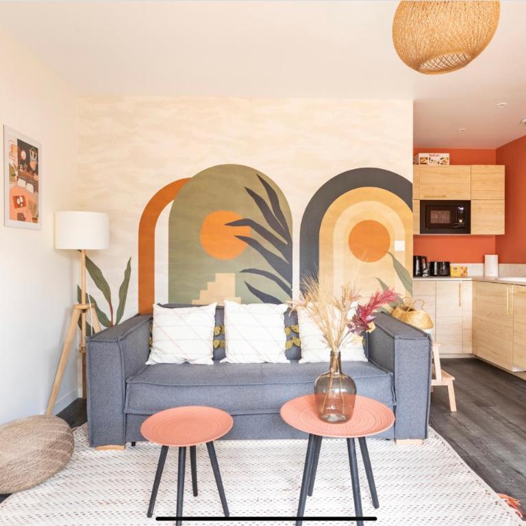 Le 102, Maison avec Terrasse et parking Gare de ROUEN - Appartement avec Terrasse - 1