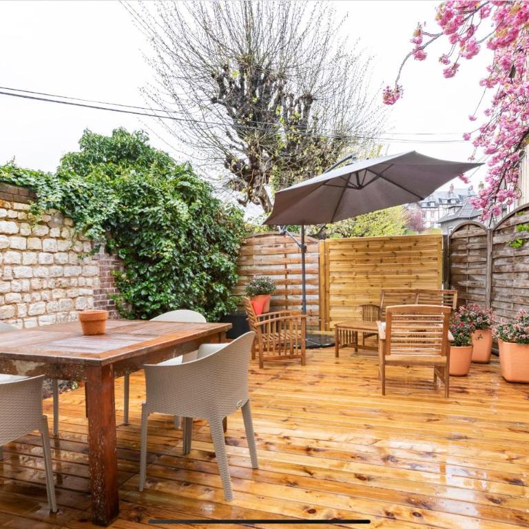 Le 102, Maison avec Terrasse et parking Gare de ROUEN - Appartement avec Terrasse - 16