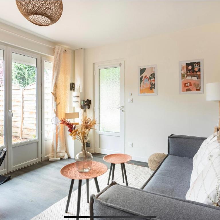 Le 102, Maison avec Terrasse et parking Gare de ROUEN - Appartement avec Terrasse - 8