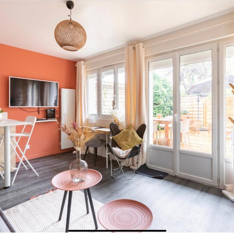Le 102, Maison avec Terrasse et parking Gare de ROUEN - Appartement avec Terrasse - 2