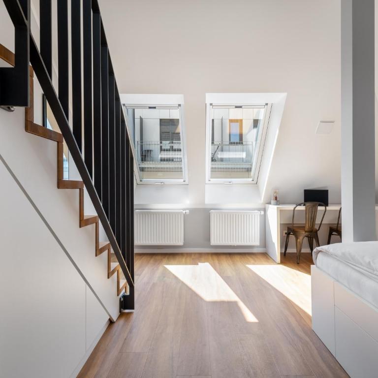 Numa Munich Munico - Extragroßes Studio mit Küchenzeile und Schlafsofa- Maisonette - 5