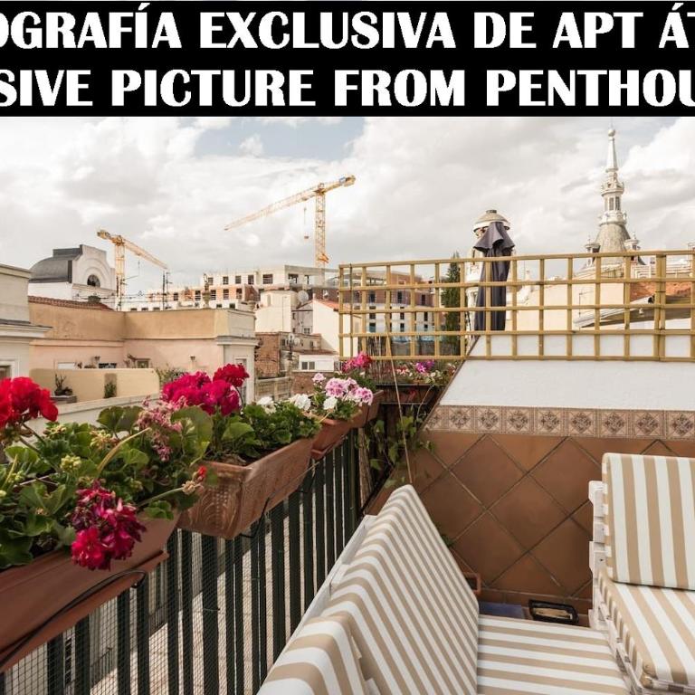 Apartments Madrid Principe - Penthouse Apartment with Terrace - 29