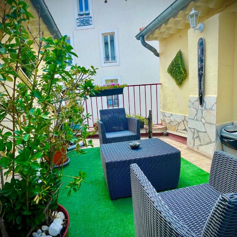 Hôtel Paul Riquet - Chambre Double avec Terrasse - 2