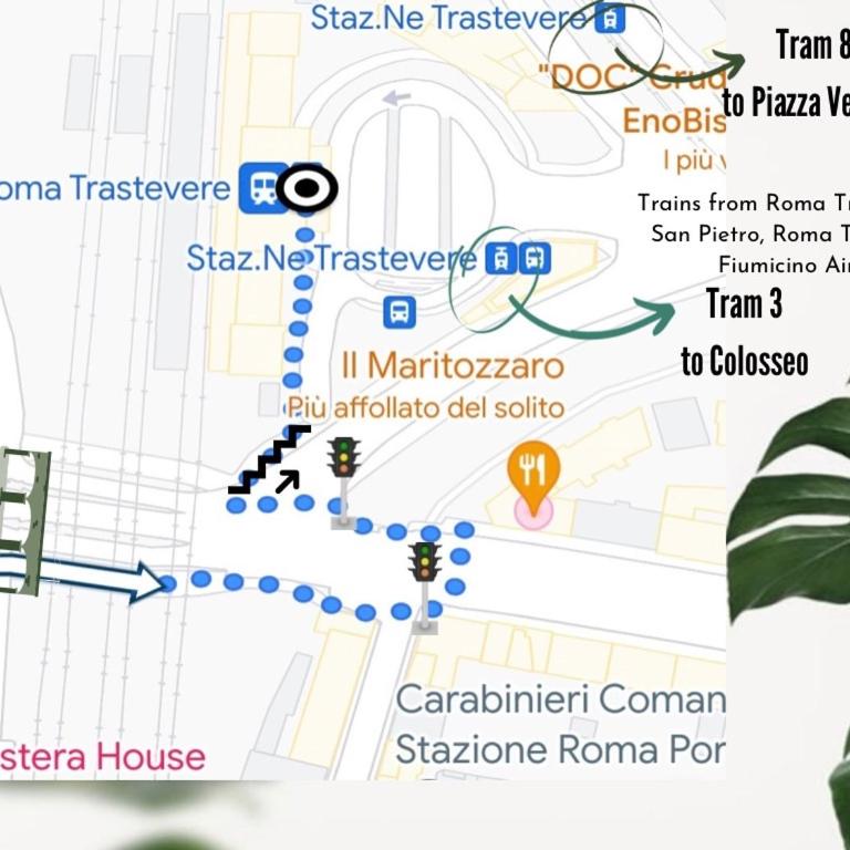 Monstera House Roma Trastevere - Apartment mit 1 Schlafzimmer - 50