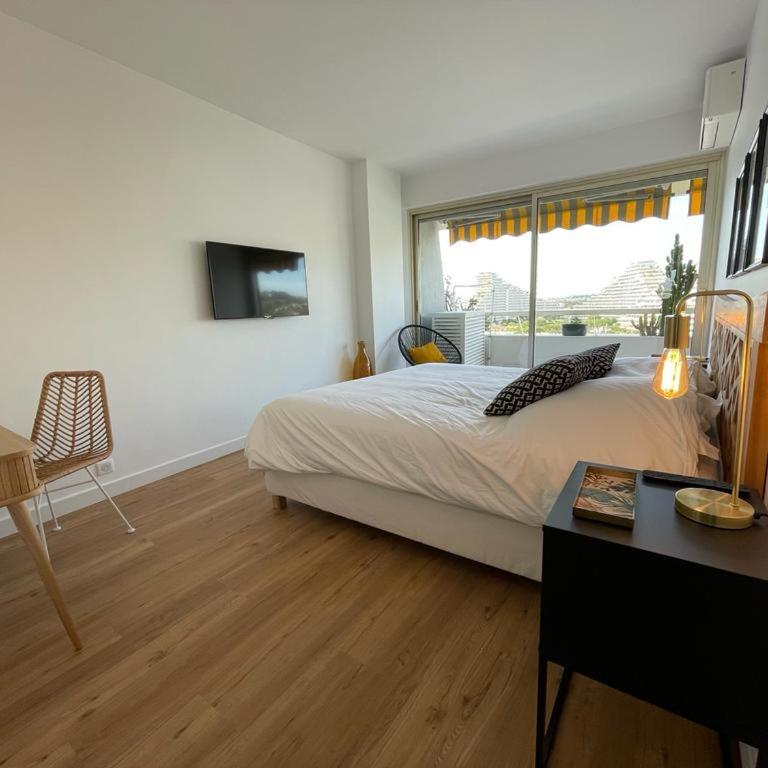 Grand 4 pièces 6 personnes fabuleuse vue mer clim garage - Appartement 3 Chambres - 6