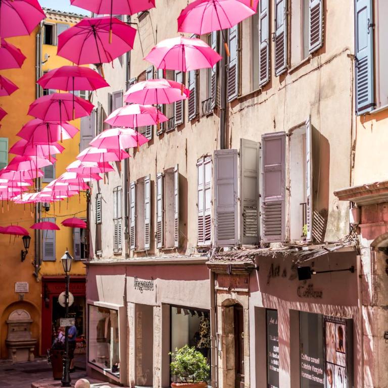 2 pièces neuf au cœur de Grasse - tout à pied - Wi-Fi et parking gratuit - Appartement 1 Chambre - 17