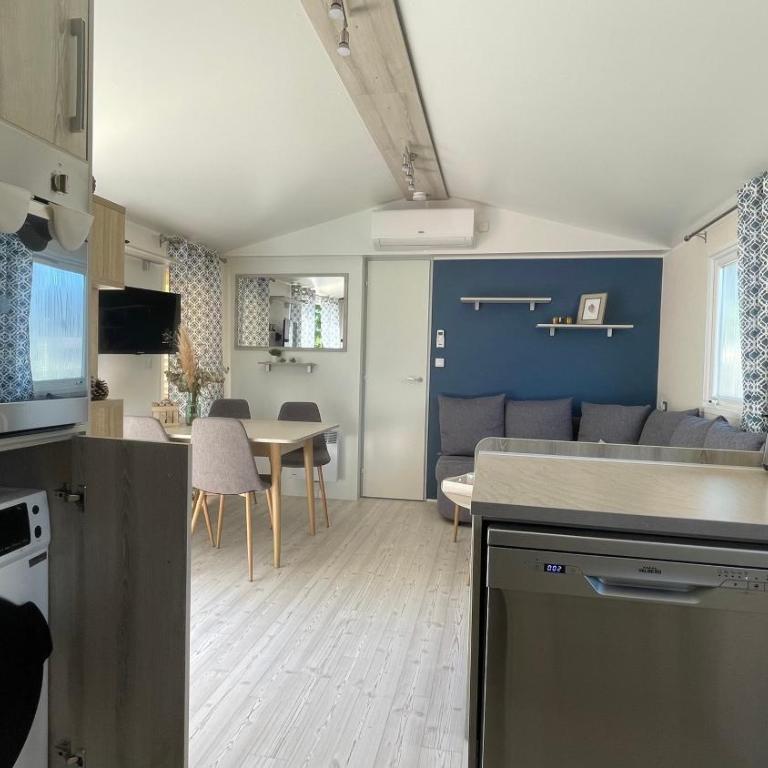 Mobil home XXL - Bord LAC - CAMPING Les Viviers - Lège cap ferret - Mobile Home - 8