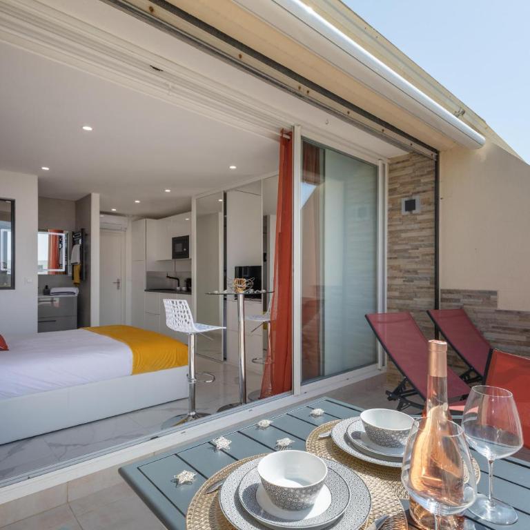 Village Naturiste - Emotion X Heliopolis sea view - One-Bedroom Apartment - 11