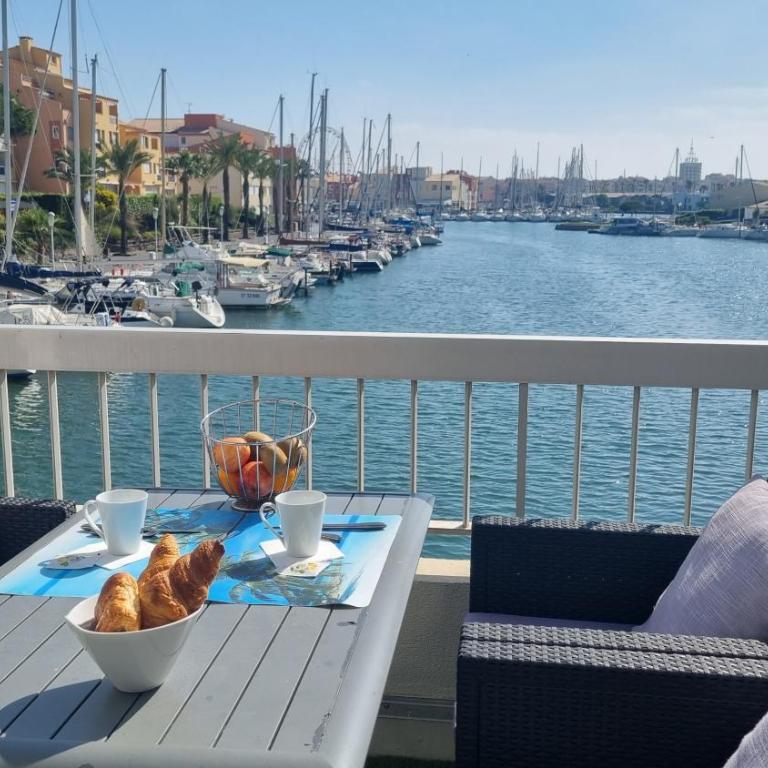 Duplex sur Marinas Cap d'Agde - Apartment mit 2 Schlafzimmern, Terrasse und Meerblick - 1