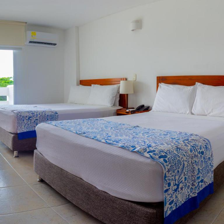 Blu Hotel by Tamaca - Habitación Doble - 2 camas - 4
