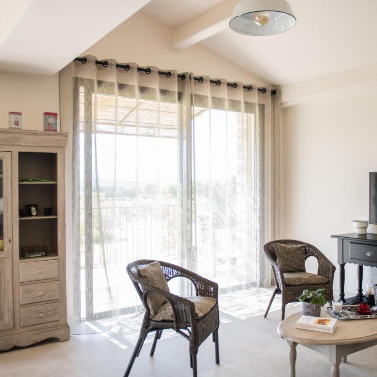 Bastide Toujours Dimanche, Maison de vacances avec vue & piscine chauffée - Maison 2 Chambres - 40