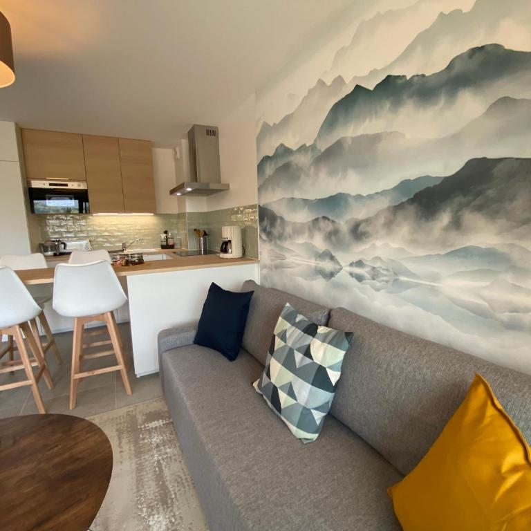 L'ORANGERAIE - Garage, Balcon, Proche Lac, Vue Montagne - Apartment mit 1 Schlafzimmer - 32