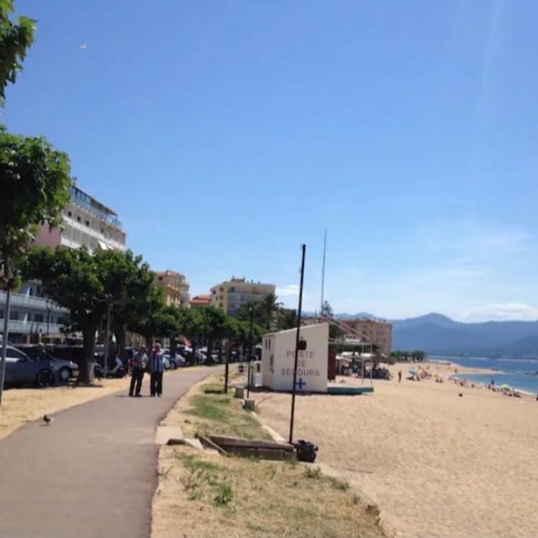 Ajaccio magnifique T2 40m2 centre ville vue mer au bord de la plage neuf 5 personnes Clim wifi balcon parking privé fermé - Apartment mit 1 Schlafzimmer - 21