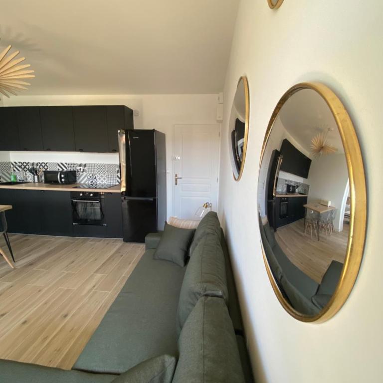 Ajaccio magnifique T2 40m2 centre ville vue mer au bord de la plage neuf 5 personnes Clim wifi balcon parking privé fermé - Apartment mit 1 Schlafzimmer - 13