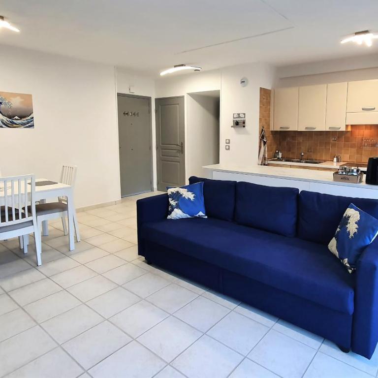 L'Atalante, 2 pièces 47m2 rénové résidence piscine - Appartement 1 Chambre - 9
