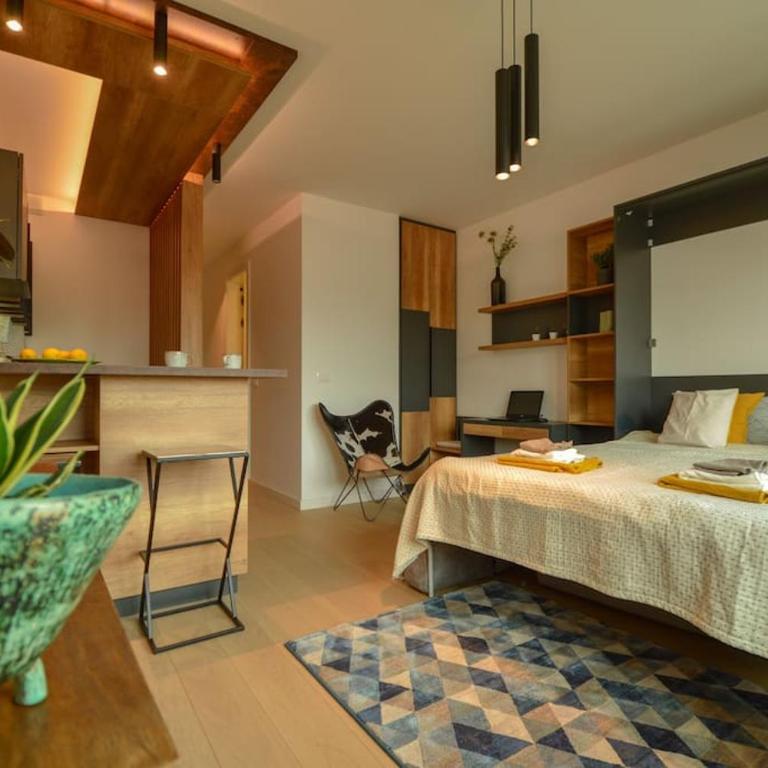 STUDIO K district (central BG+private parking) - Apartman sa 1 Spavaćom Sobom - 1