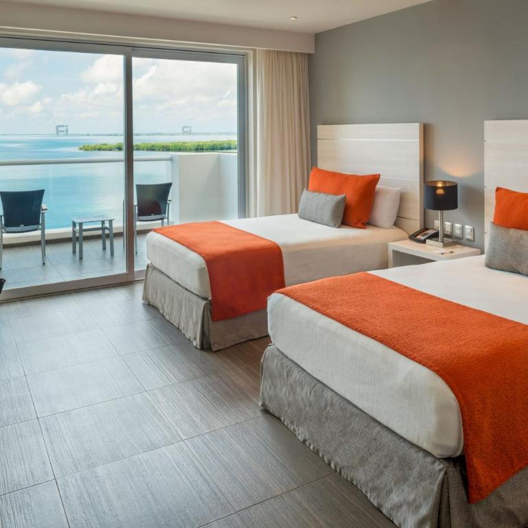 Real Inn Cancún - Deluxe Two Beds - Lagoon View - 3
