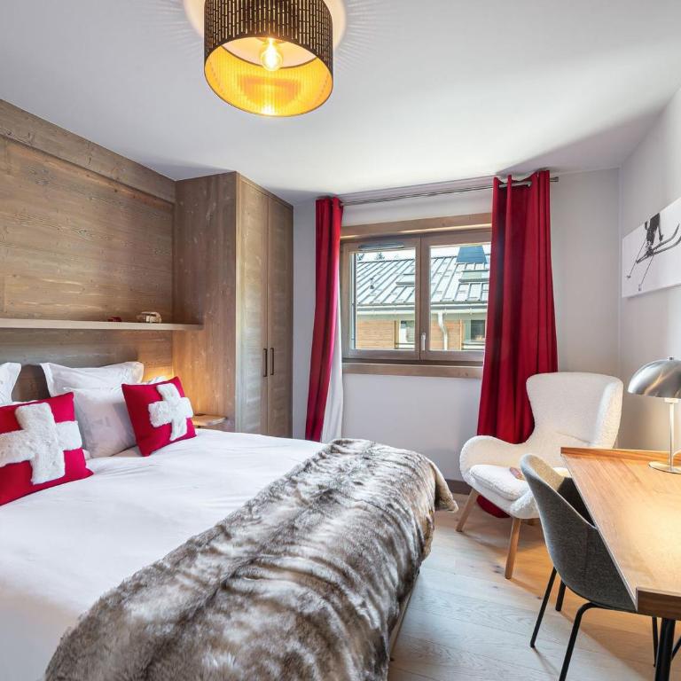 Luxueux appartement 3 chambres à Megève avec piscine et salle de sport - FR-1-569-31 - Appartement (8 Adultes) - 6