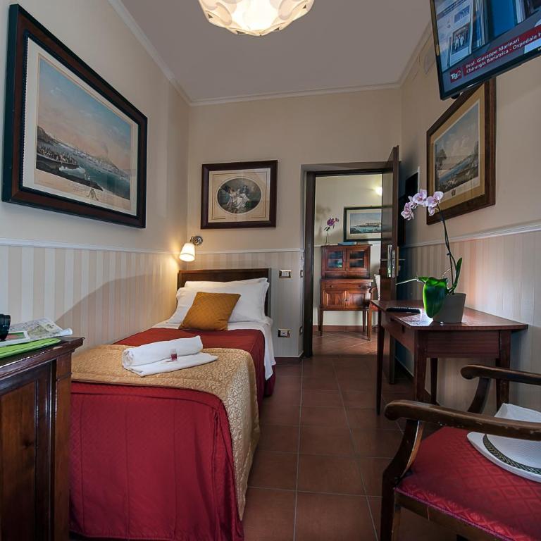 Budget Rooms Des Arts - Camera Singola con Bagno in Comune - 4