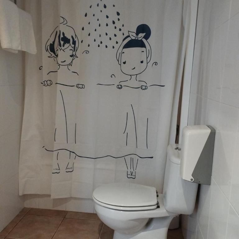Hostal Restaurant Paca - Habitación Doble con baño privado - 2 camas - 1