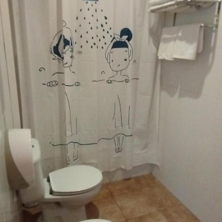 Hostal Restaurant Paca - Habitación Doble con baño privado - 2 camas - 2