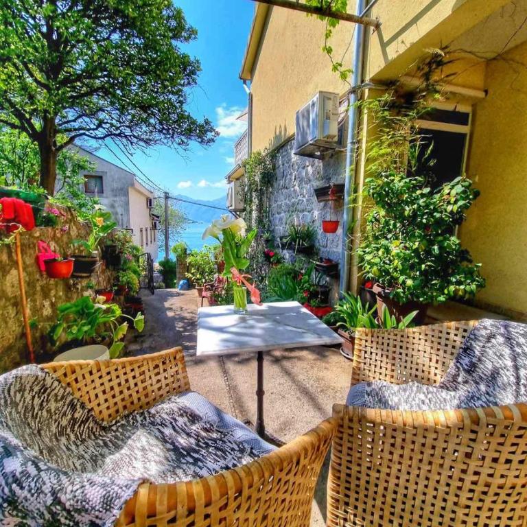 Apartment on the shore of the bay of Kotor with free Wi-Fi - One-Bedroom Apartment - 1
