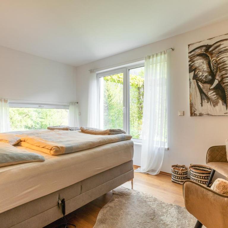 Ferienhaus Bergpanorama mit Sauna & großem Garten - Maison 5 Chambres - 14