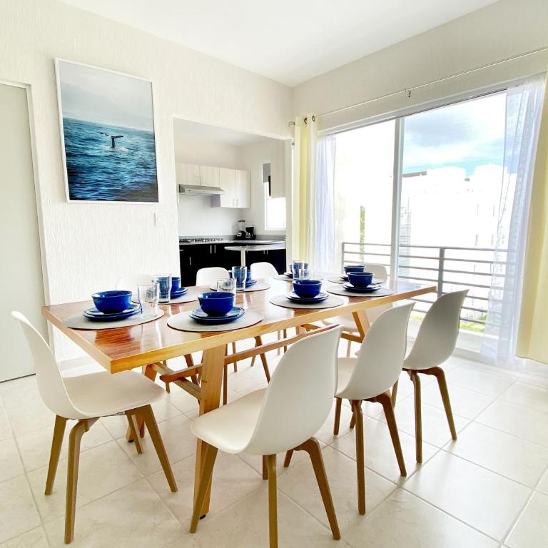 Kuxaan Cielo Terraza privada y comodidad a pocos minutos de la playa - Three-Bedroom Apartment - 23