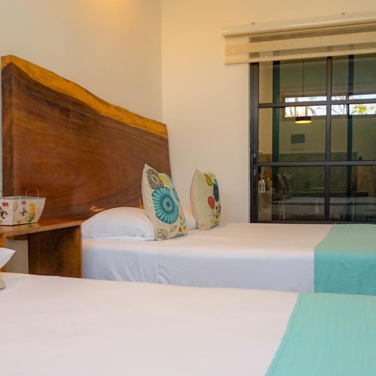 Les Suites Calle 2 by Galian - 350m from ADO bus terminal - Habitación Deluxe con 2 camas grandes - 13