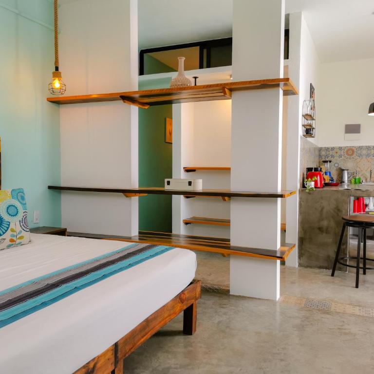 Les Suites Calle 2 by Galian - 350m from ADO bus terminal - Suite Superior con cama extragrande - 2