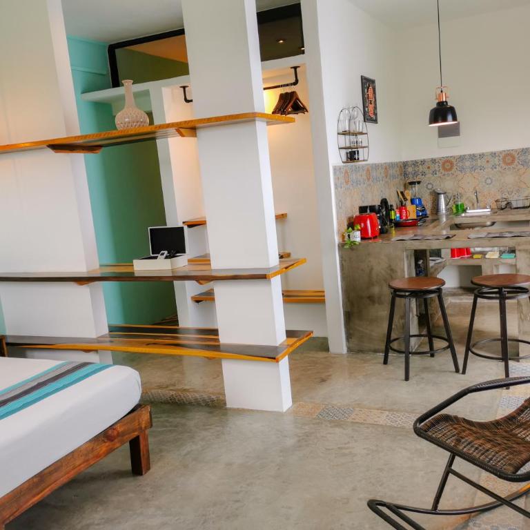 Les Suites Calle 2 by Galian - 350m from ADO bus terminal - Suite Superior con cama extragrande - 1