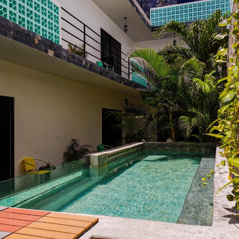 Les Suites Calle 2 by Galian - 350m from ADO bus terminal - Habitación Doble Deluxe - 2 camas - 1