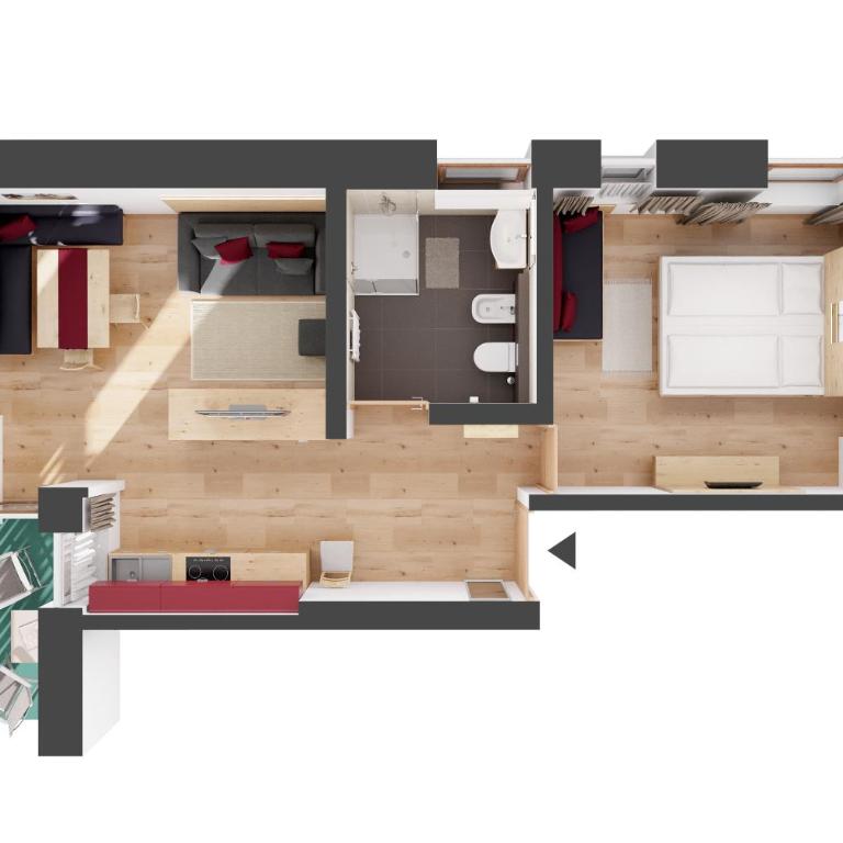 enjoy Monika apartments - Appartamento con 1 Camera da Letto - 3