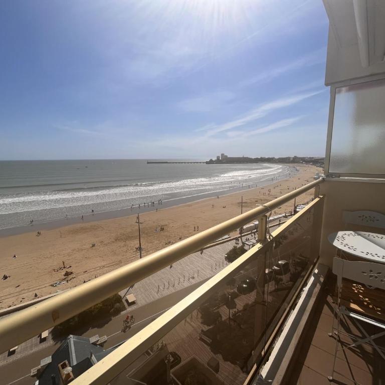 Studio 2* avec balcon face à la mer, ascenseur, proche plage et commerces, 2 pers. - FR-1-197-387 - Studio - 1